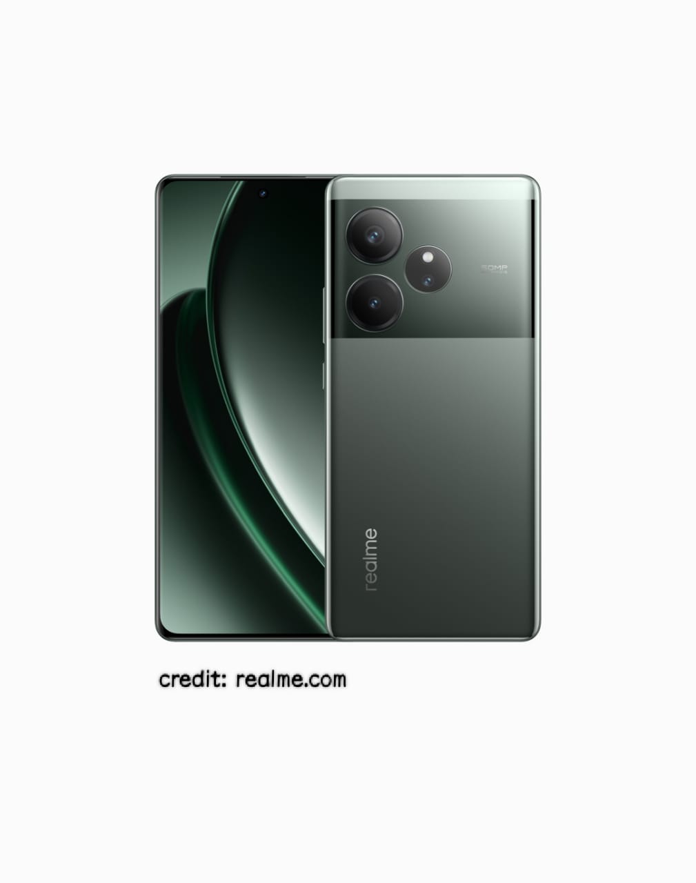 Meet the Realme GT6, latest phone of Realme, sleek design, large display, glossy finish, triple camera setup.