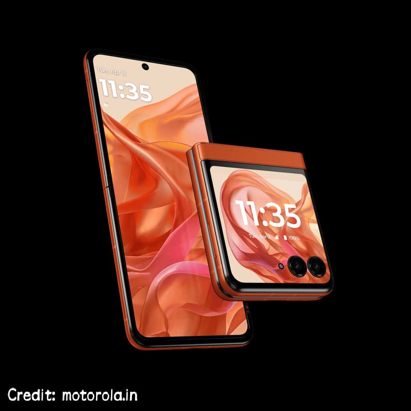 Motorola razr 50 with amazing features and beautiful screen.