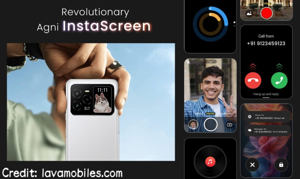 lava agni 3 mini display